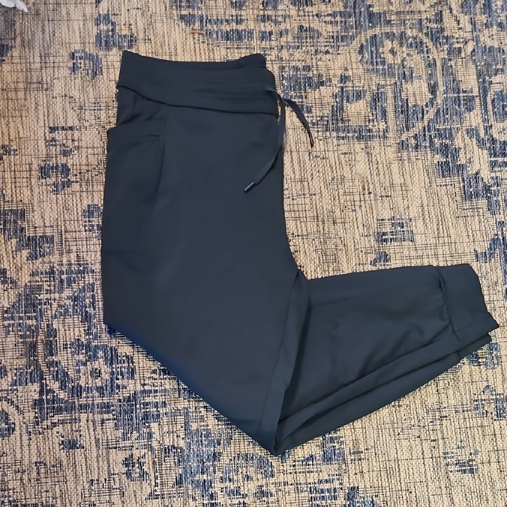 32 Degrees Teal Track Pants with Wide Waistband